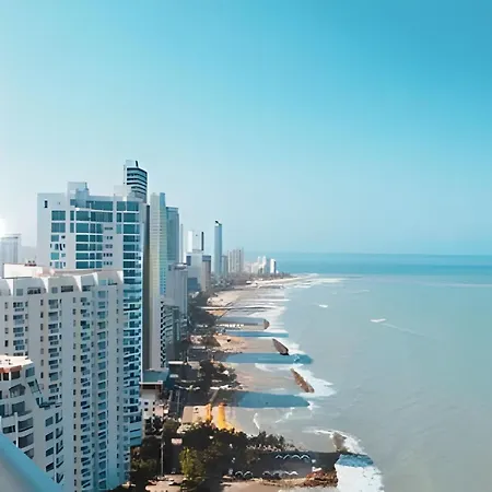 Apartamento Lujoso Apto Piso 26 Con Vista Al Caribe