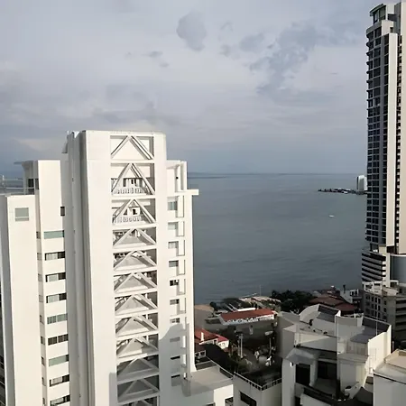 Apartamento Lujoso Apto Piso 26 Con Vista Al Caribe Cartagena