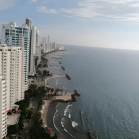 Lujoso Apto Piso 26 Con Vista Al Caribe Apartamento Cartagena